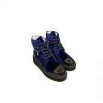 CHANEL ANKLE BOOTS BLUE G38514