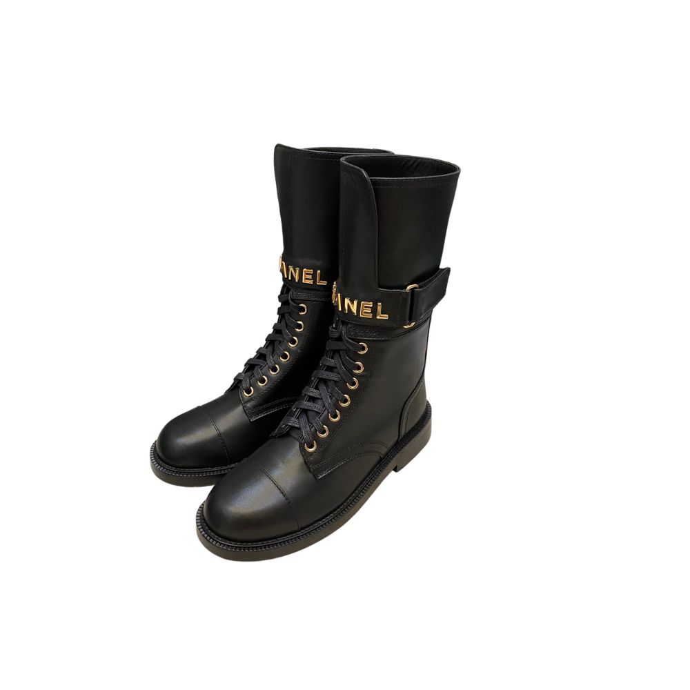 CHANEL BOOTS BLACK G40134