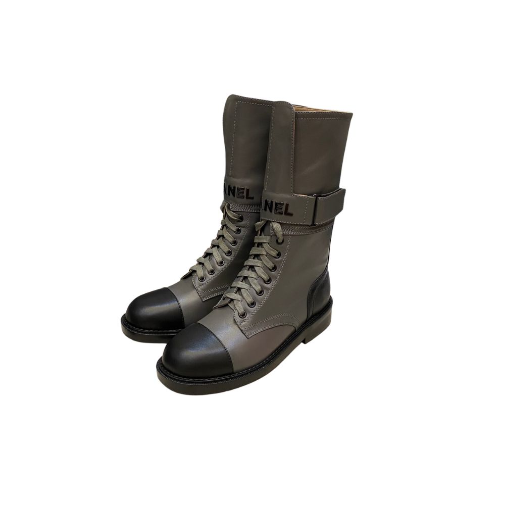 CHANEL BOOTS GREY G40134