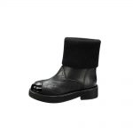 CHANEL SNOW BOOTS BLACK G39393