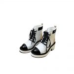 CHANEL ANKLE BOOTS WHITE G38514