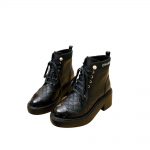 CHANEL ANKLE BOOTS BLACK G38514