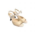 CHANEL HEELED SANDAL BEIGE G39968