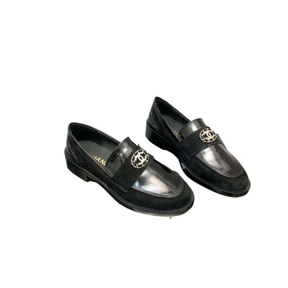 CHANEL LOAFERS BLACK G39697