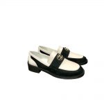 CHANEL LOAFERS BLACK AND WHITE G39697