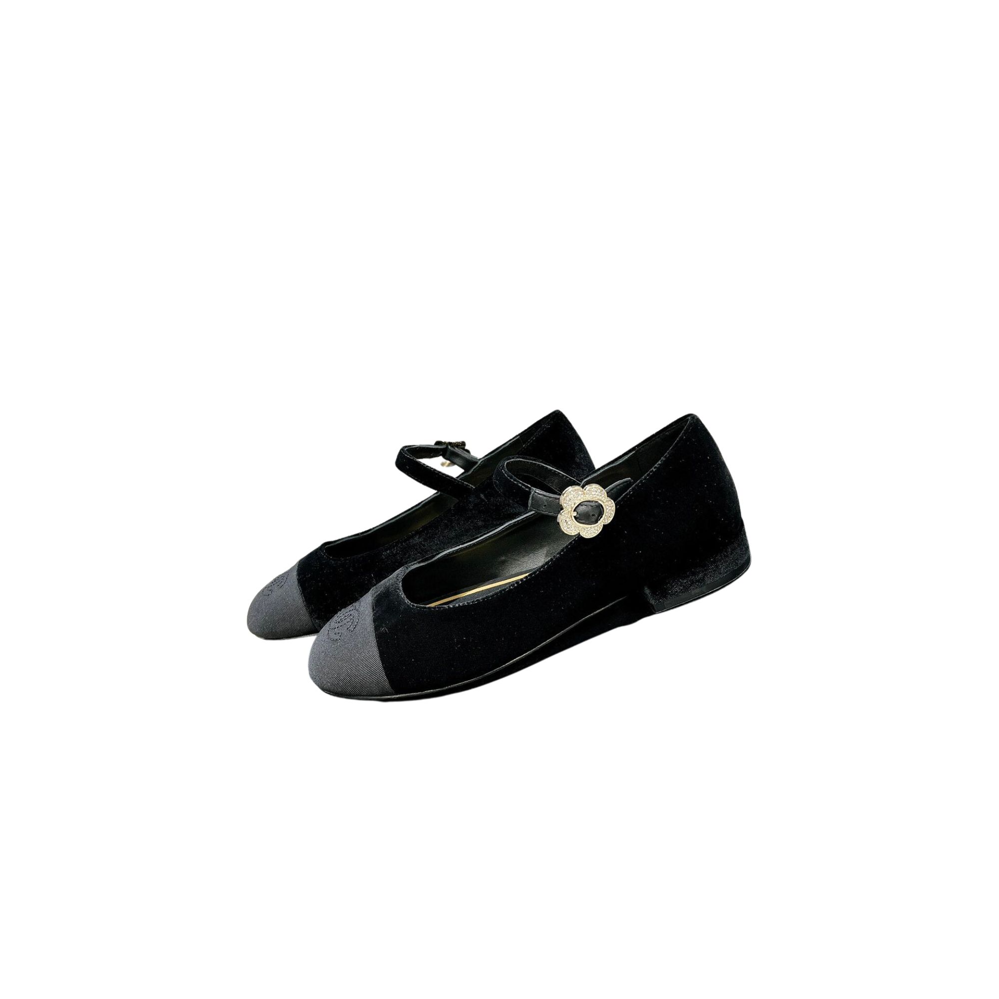 CHANEL BALLERINAS BLACK G02819