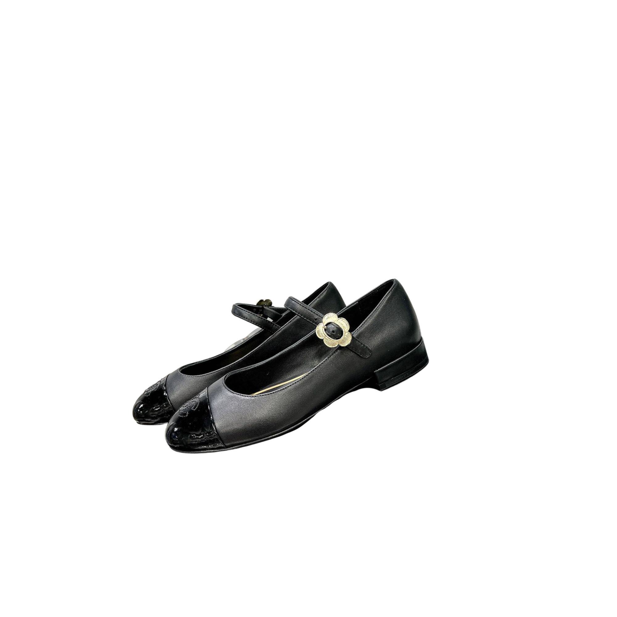 CHANEL BALLERINAS BLACK G02819