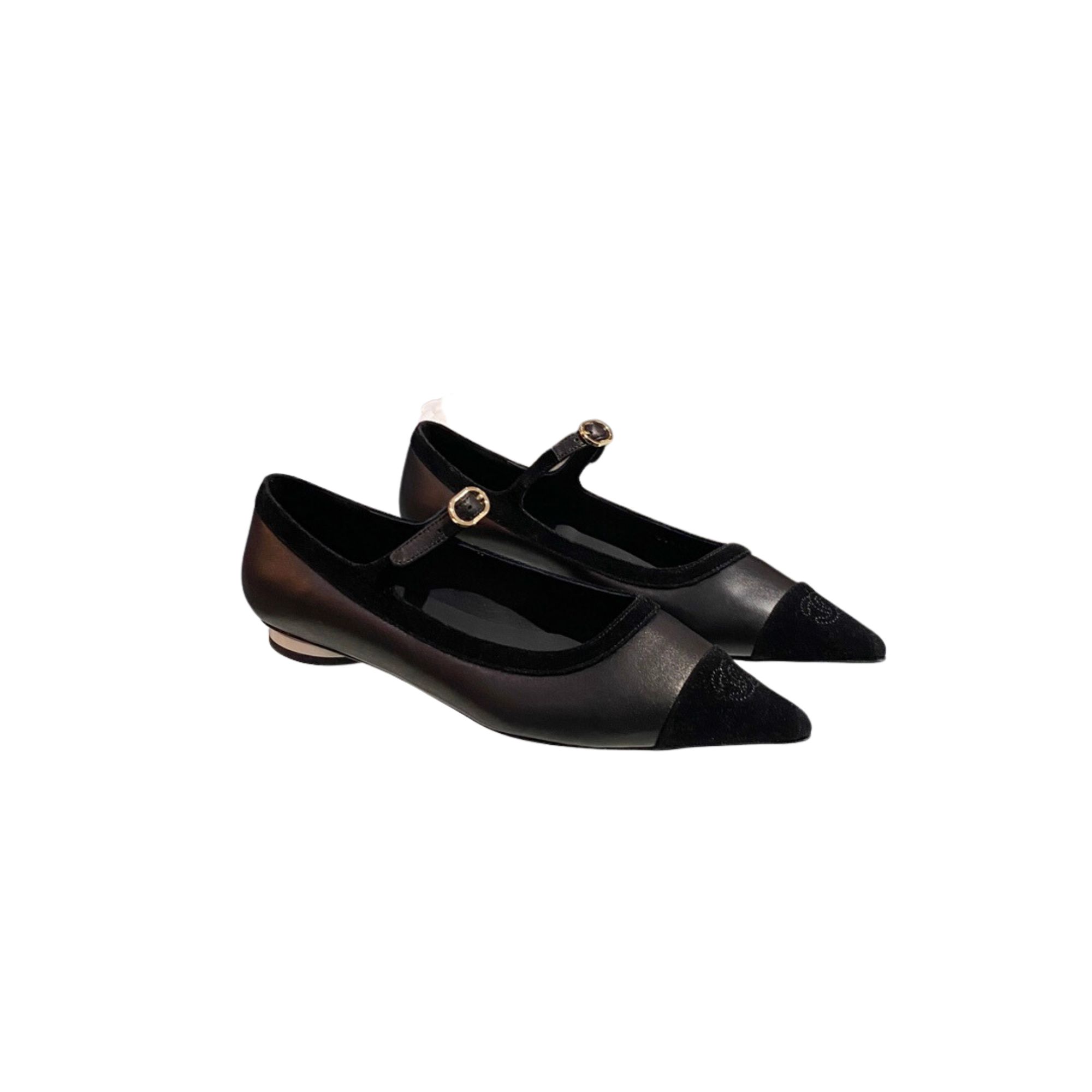 CHANEL BALLERINAS BLACK G31318