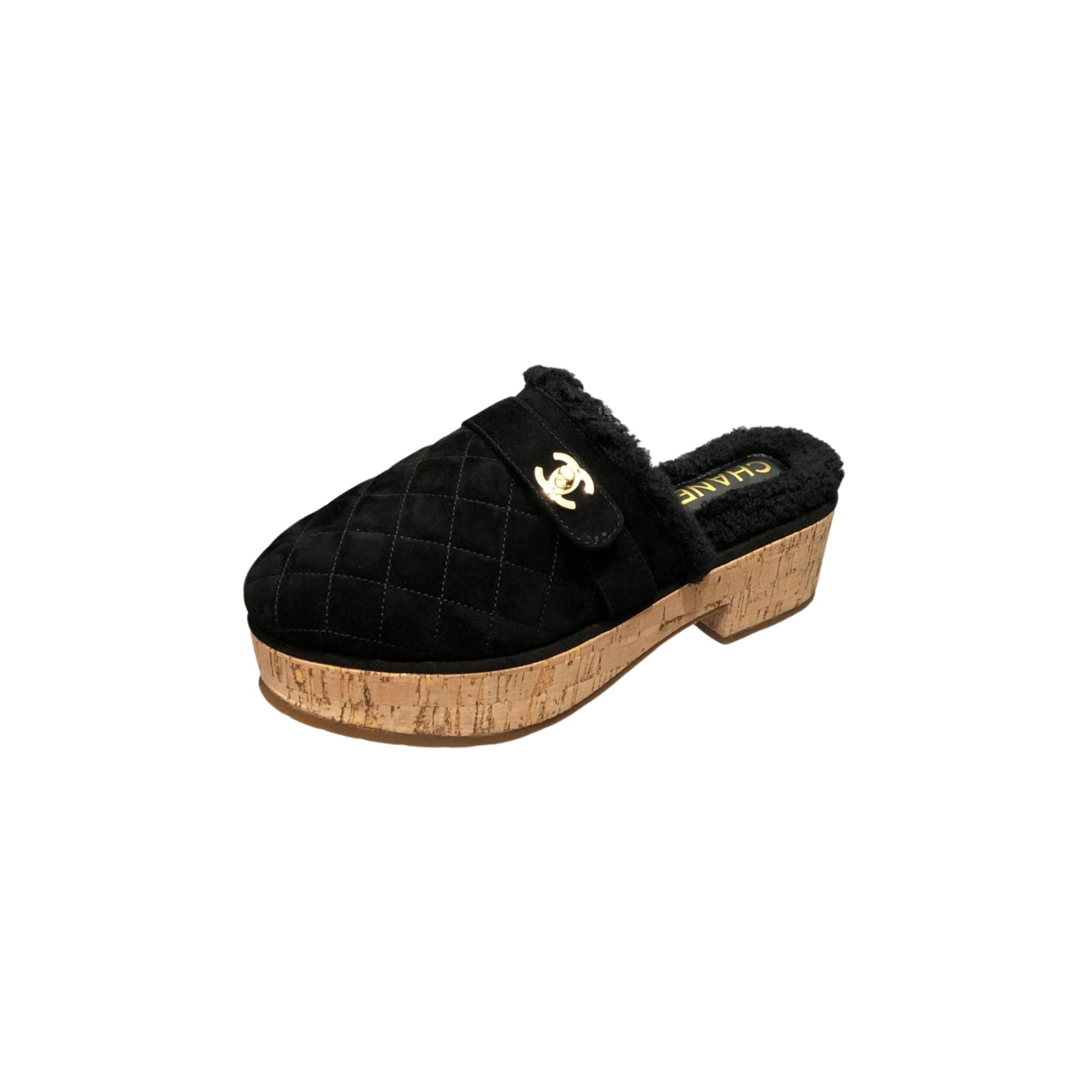 CHANEL MULES BLACK G38271