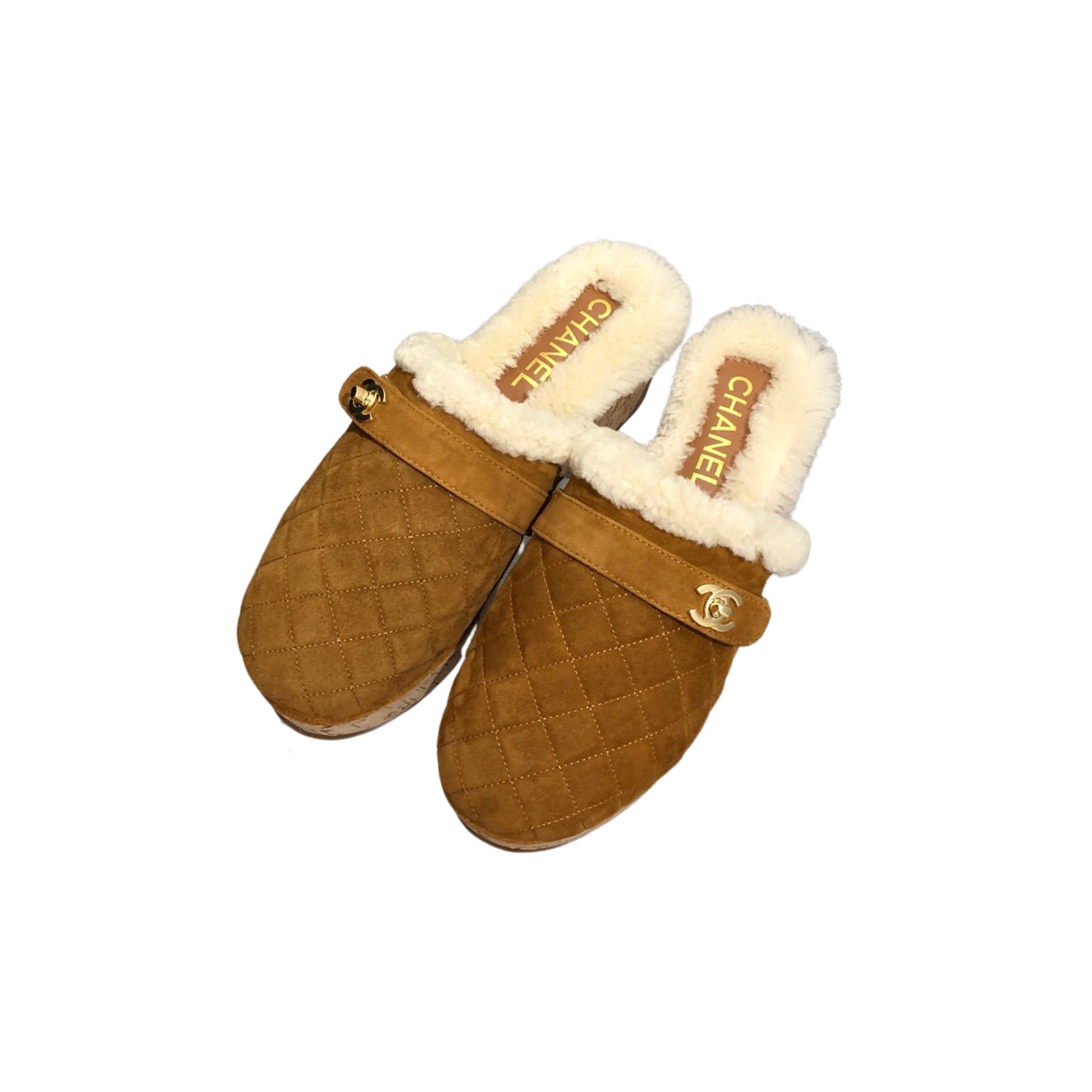 CHANEL MULES BROWN G38271