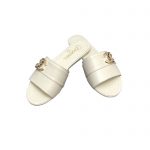 CHANEL MULES WHITE G39954