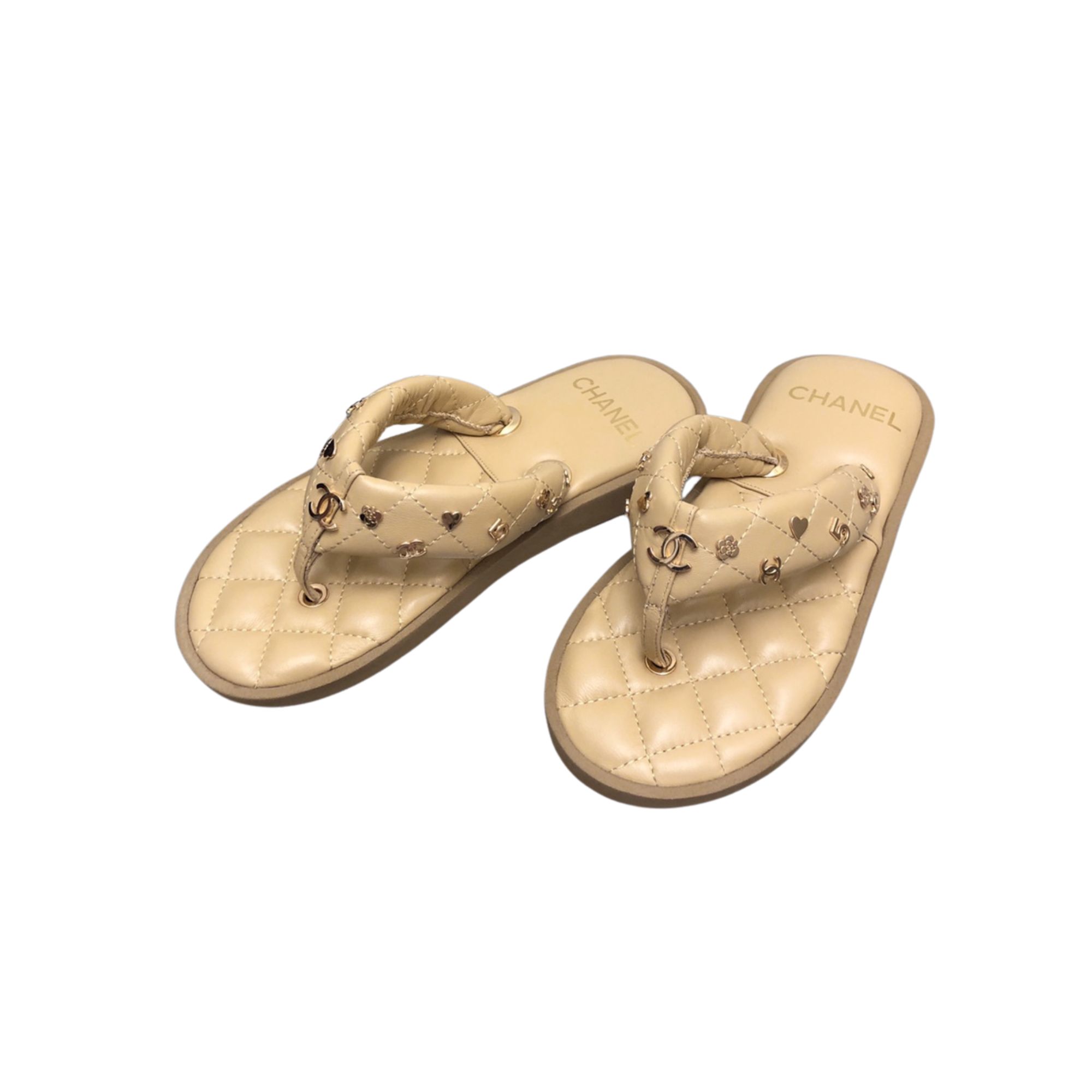 CHANEL MULES NUDE G40118