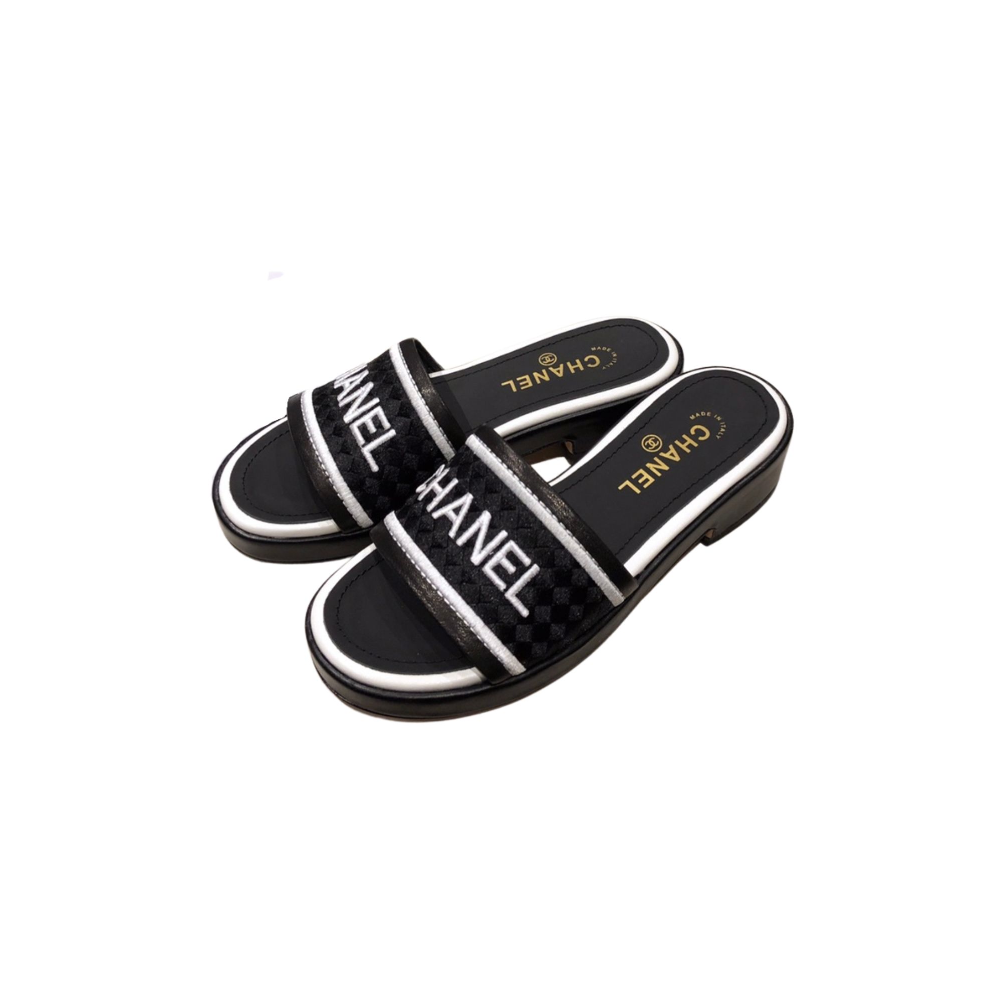 CHANEL MULES BLACK G40118