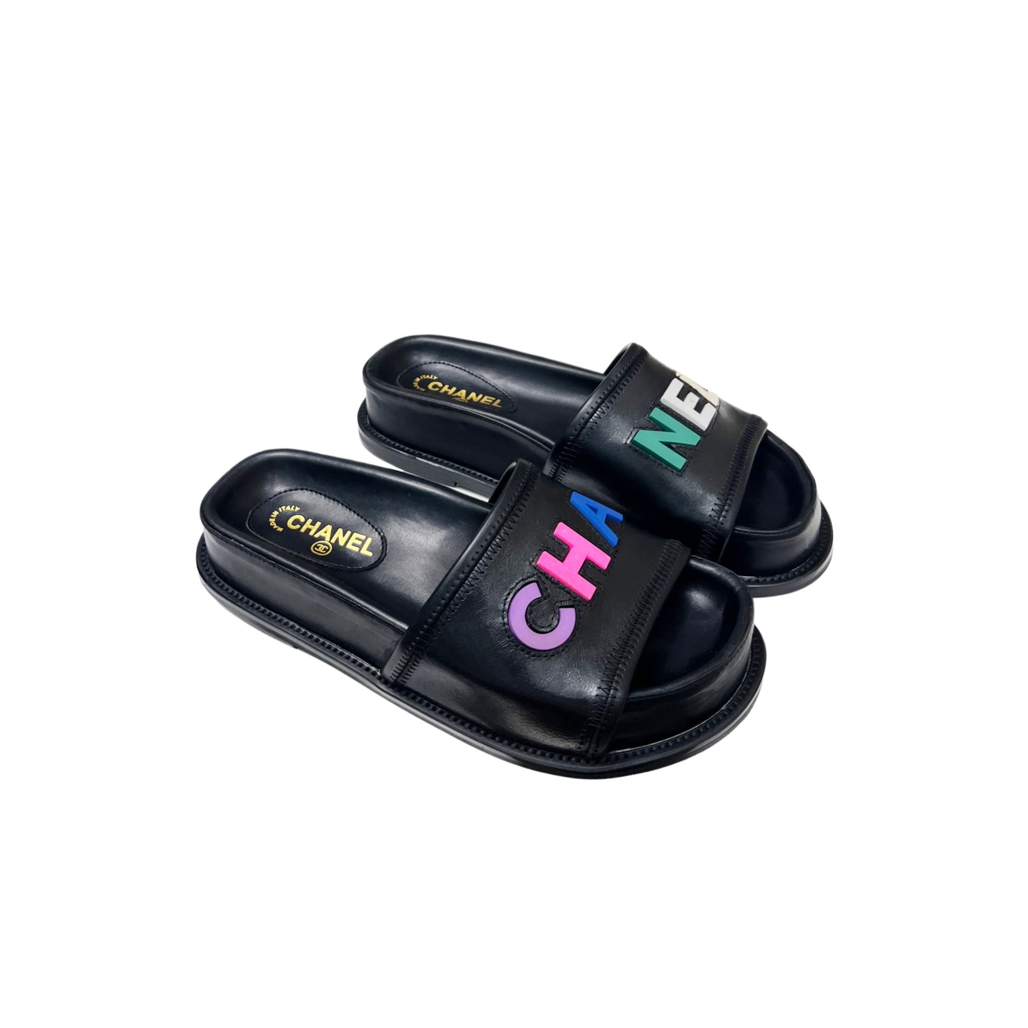 CHANEL MULES BLACK G38933