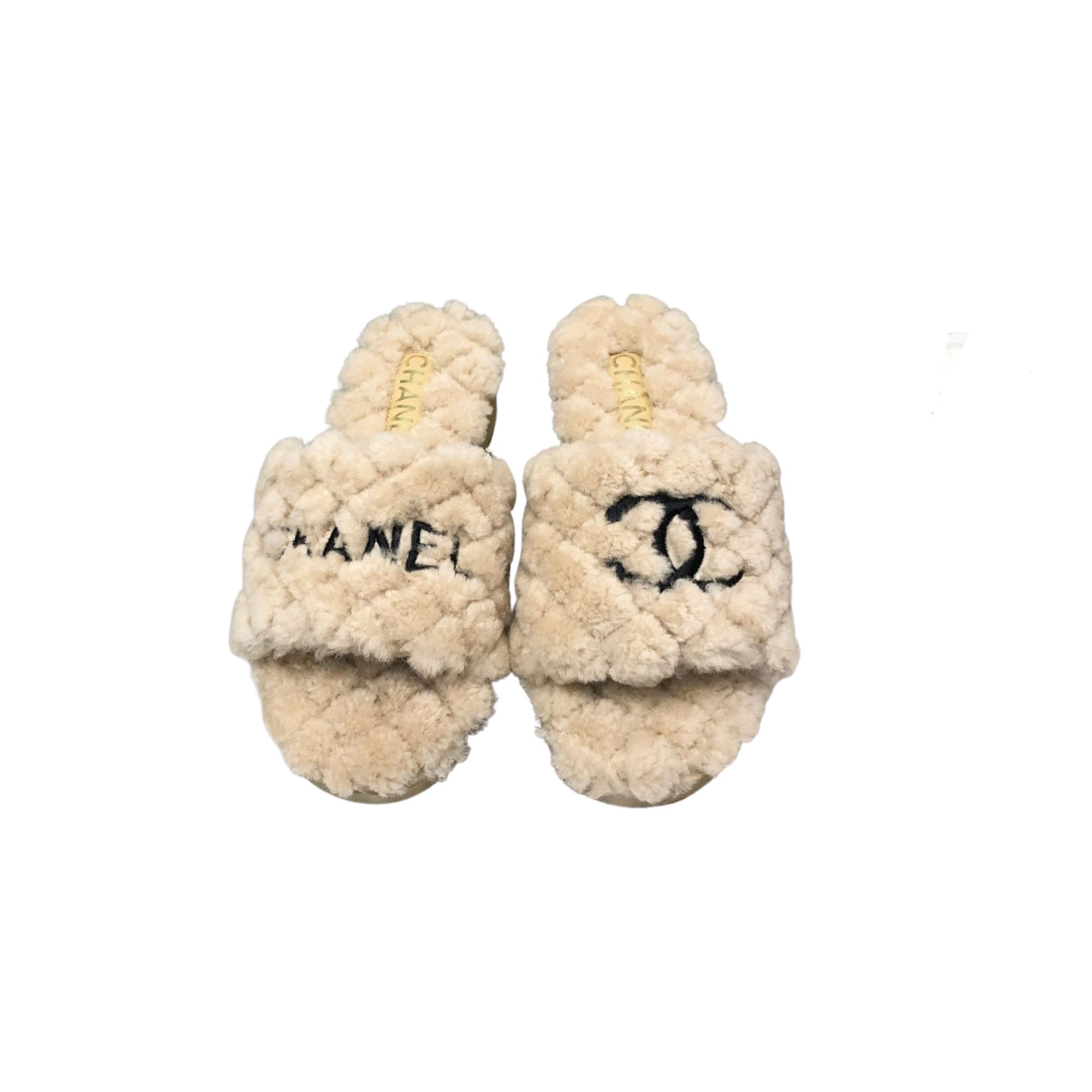 CHANEL MULES WHITE G39059