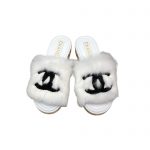 CHANEL MULES WHITE G39357