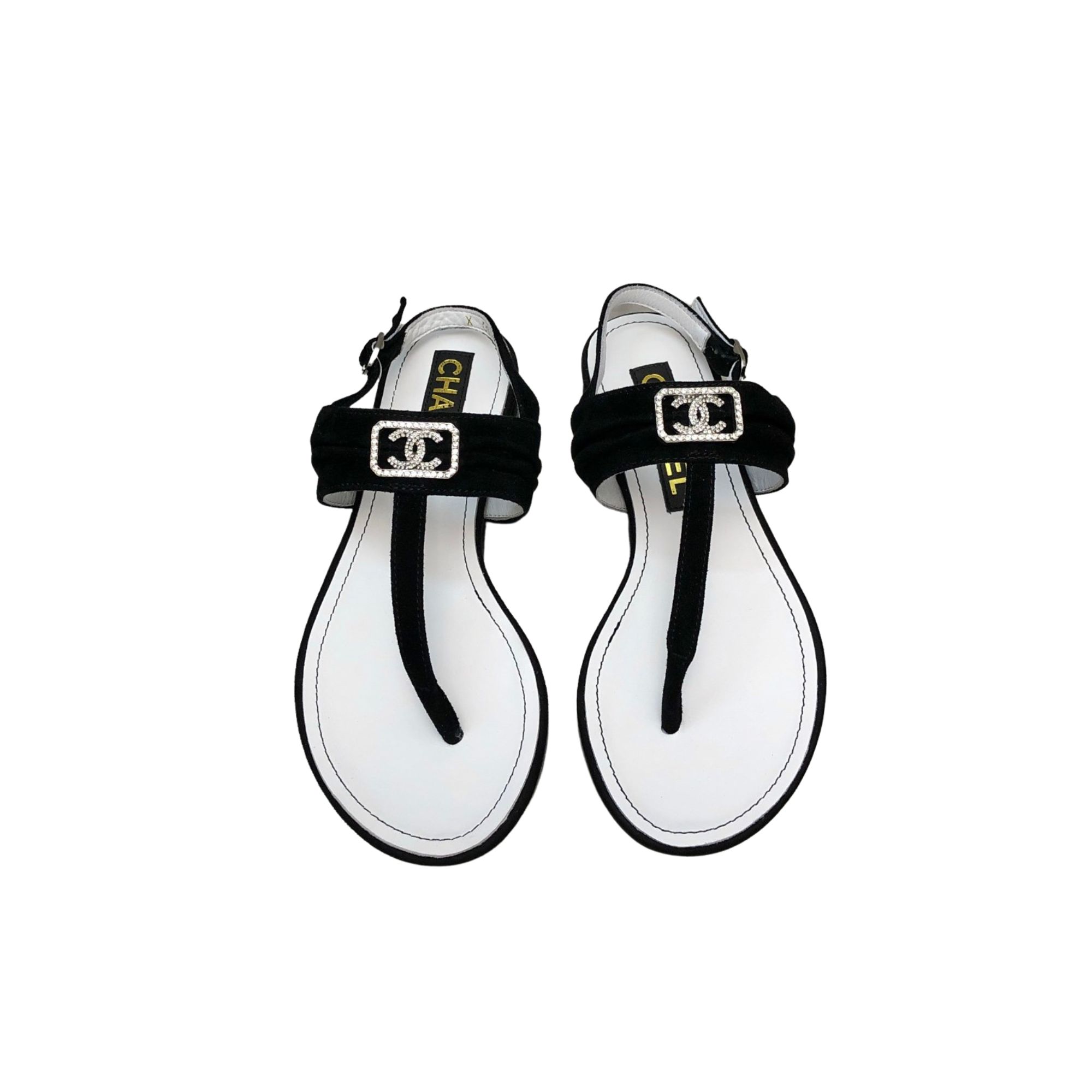 CHANEL SANDALS BLACK G39667