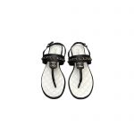 CHANEL THONG SANDALS BLACK C90182