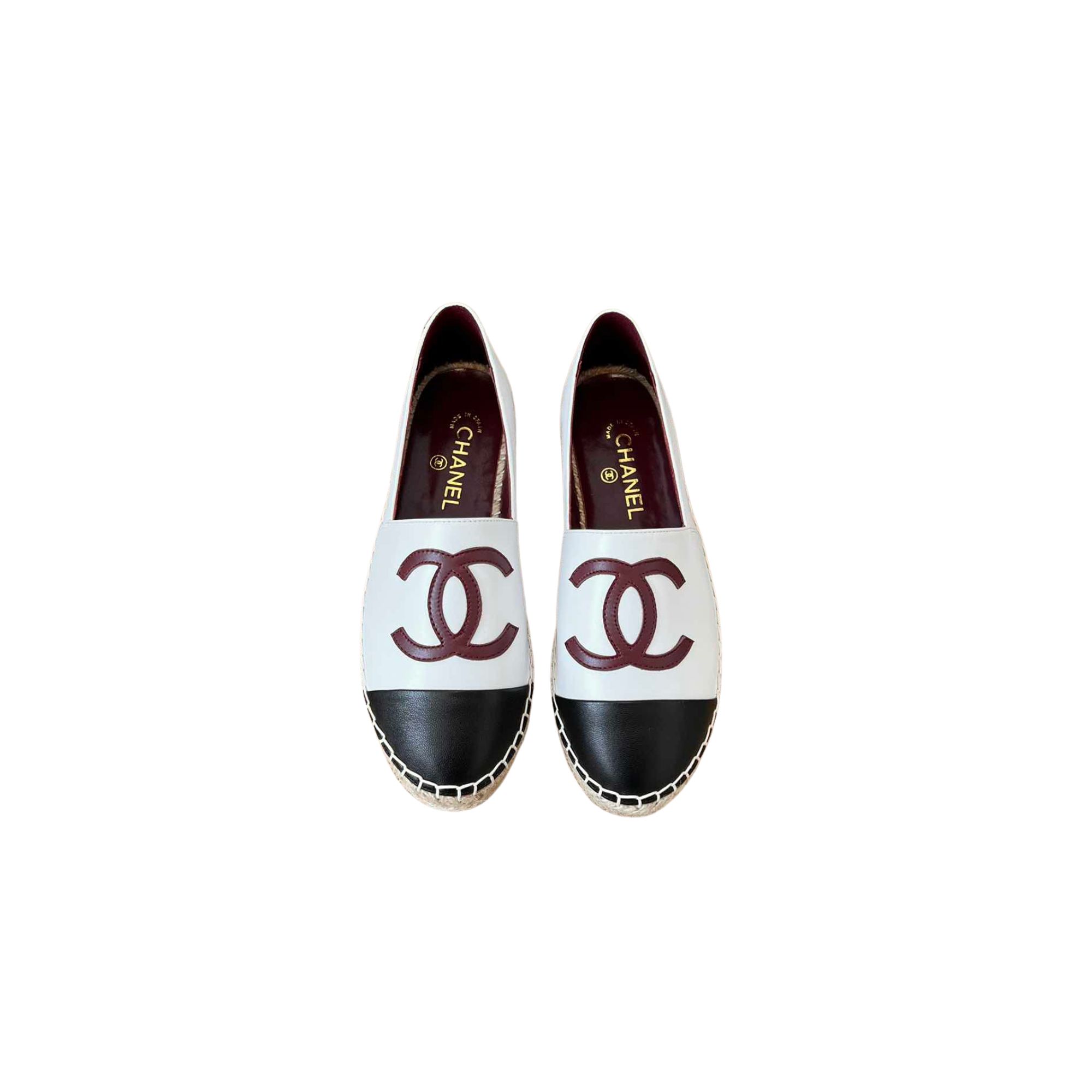 CHANEL ESPADRILLES WHITE G29762