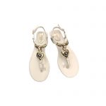 CHANEL SANDALS WHITE G39674