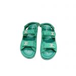 CHANEL SANDALS GREEN G35927
