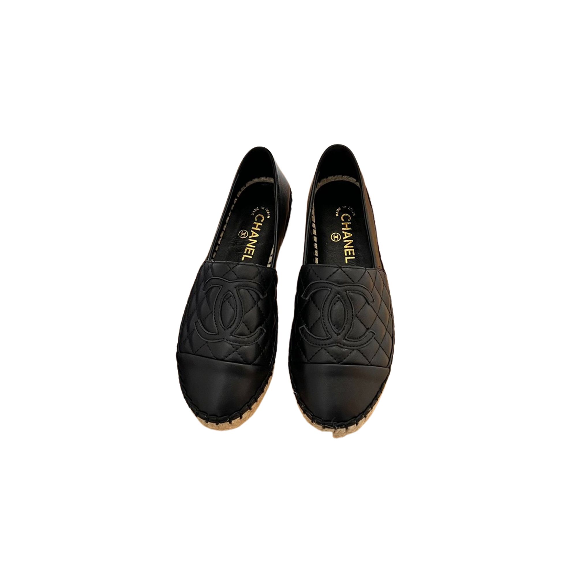 CHANEL ESPADRILLES BLACK G29762