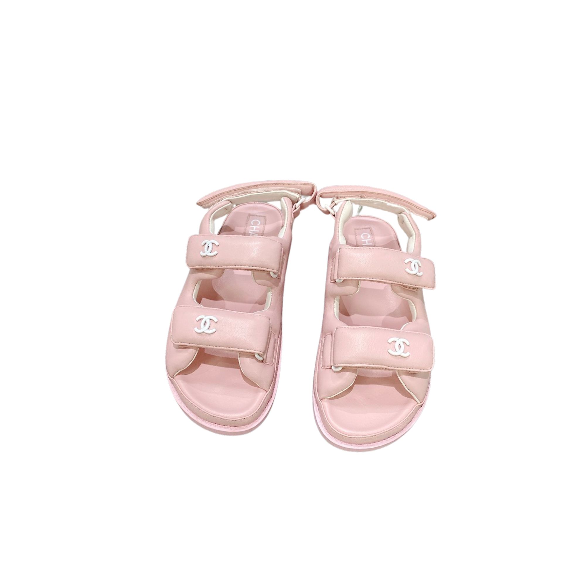 CHANEL SANDAL PINK G35927