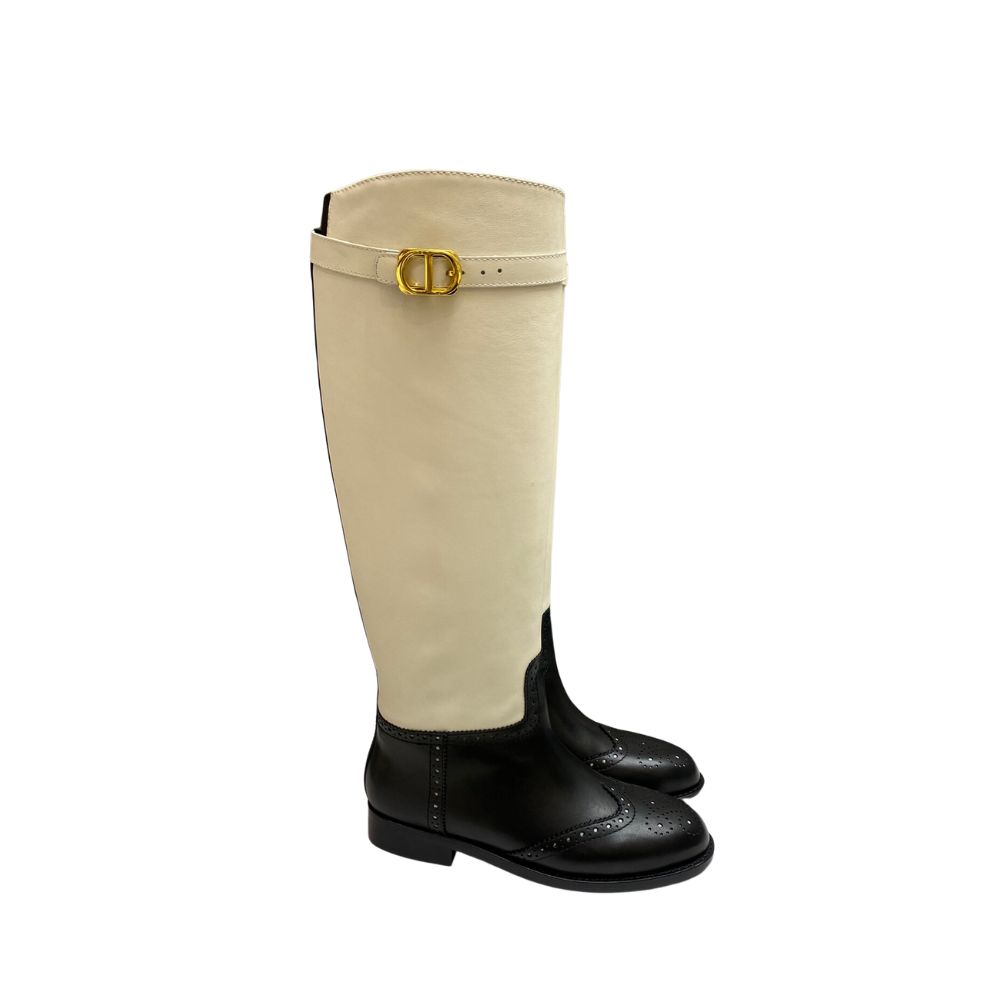 DIOR EMPREINTE BOOT BLACK AND WHITE KCI829VEA