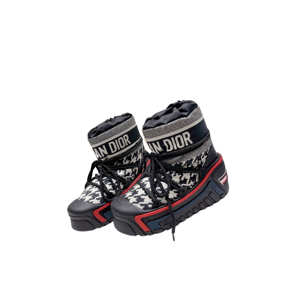 DIOR ALPS SNOW ANKLE BOOT BLACK/WHITE KCI685OSY