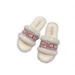 CHRISTIAN DIOR DWAY SLIDE WHITGE AND PINK KCQ551ESK