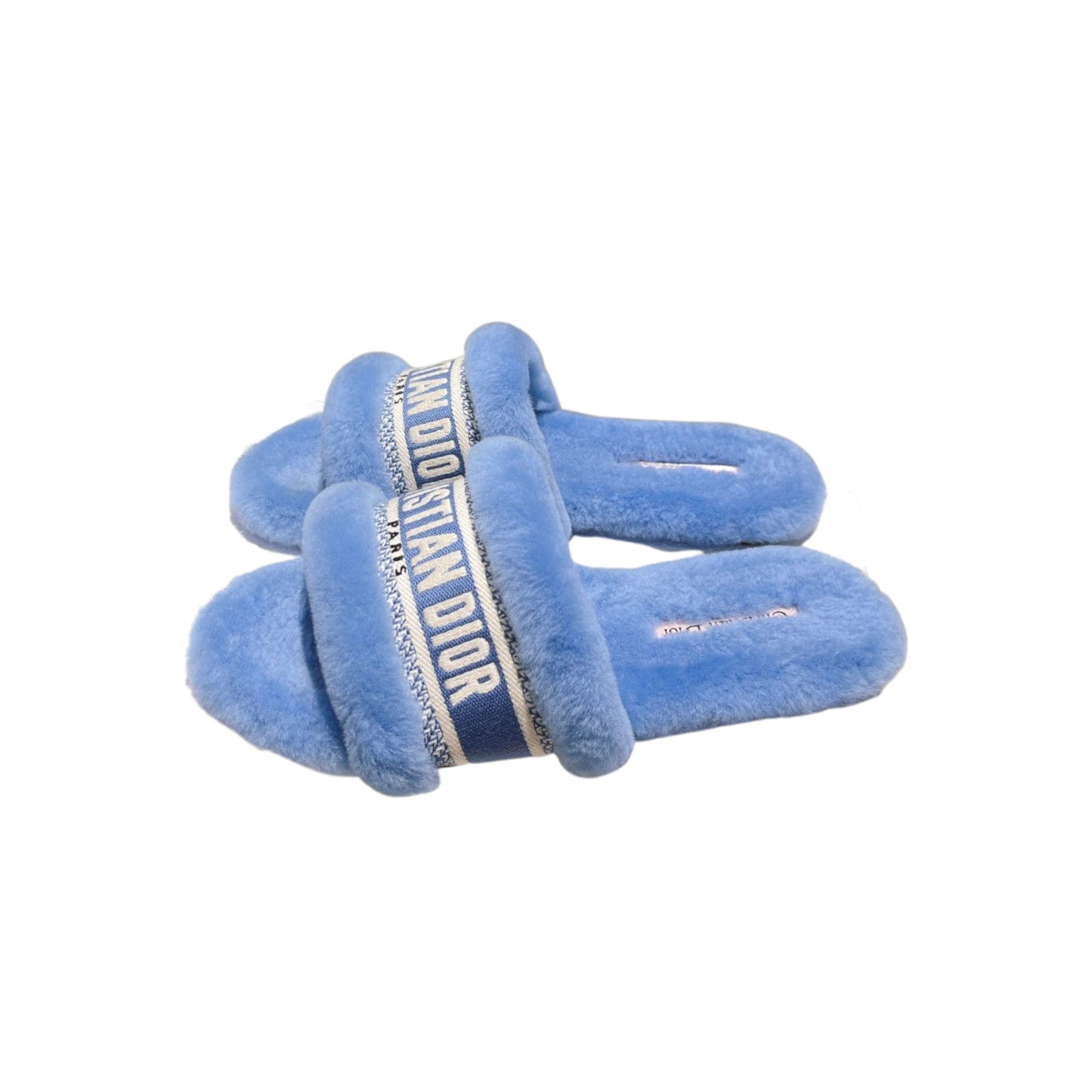 CHRISTIAN DIOR DWAY SLIDE LIGHT BLUE KCQ551ESK