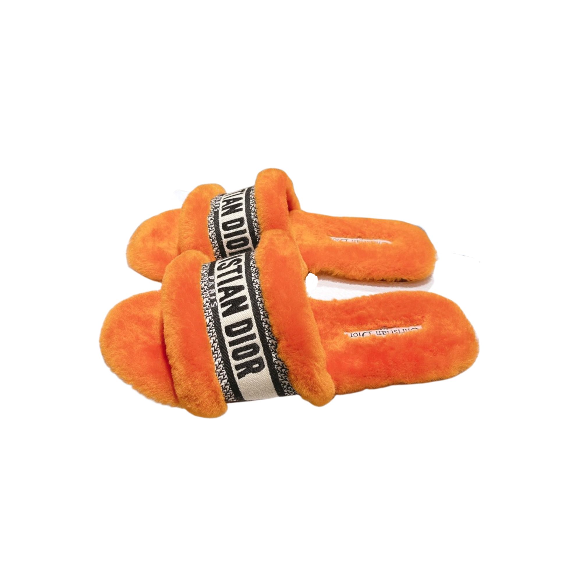 CHRISTIAN DIOR DWAY SLIDE ORANGE KCQ551ESK