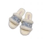 CHRISTIAN DIOR DWAY SLIDE WHITE AND BLUE KCQ551ESK