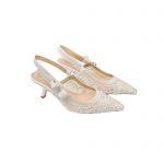 DIOR J'ADIOR SLINGBACK PUMP WHITE KDP944MCM