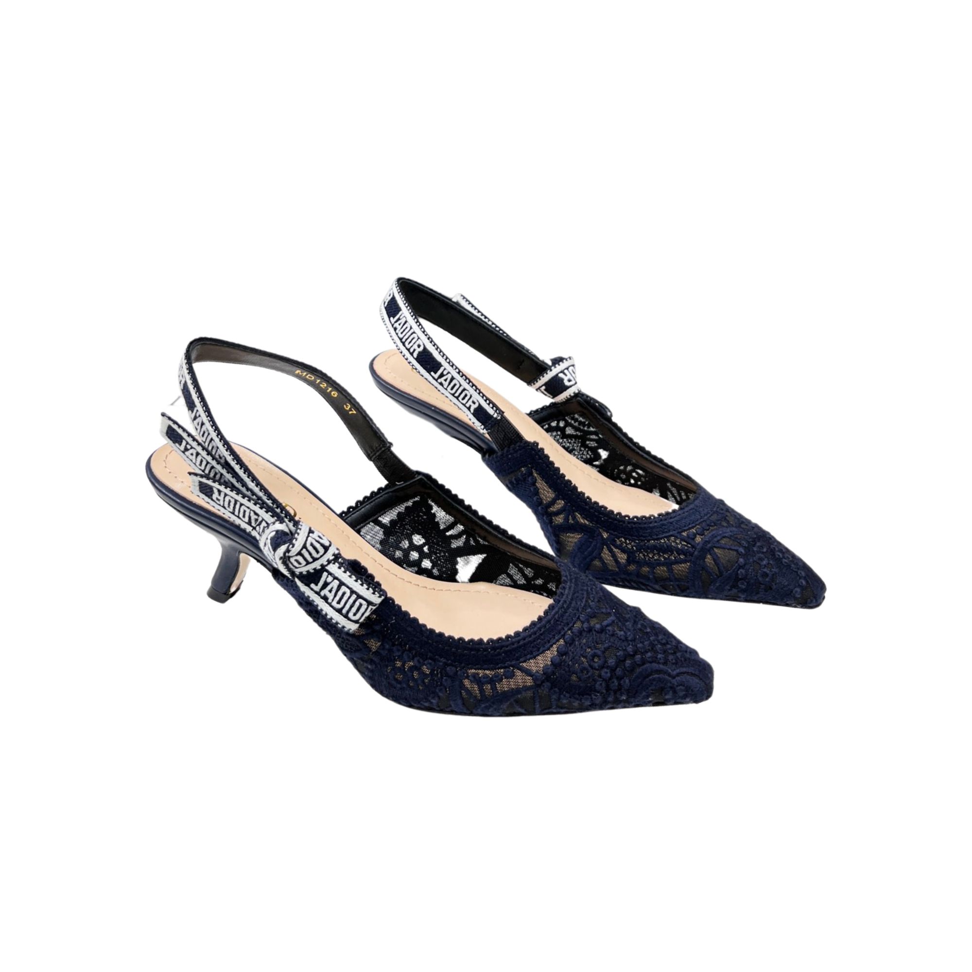DIOR J'ADIOR SLINGBACK PUMP NAVY BLUE KDP944MCM
