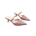 DIOR CAPTURE HEELED MULE PINK KCP927SRY