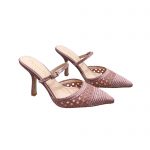 DIOR CAPTURE HEELED MULE PINK KCP927SRY