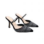 DIOR CAPTURE HEELED MULE BLACK KCP927SRY