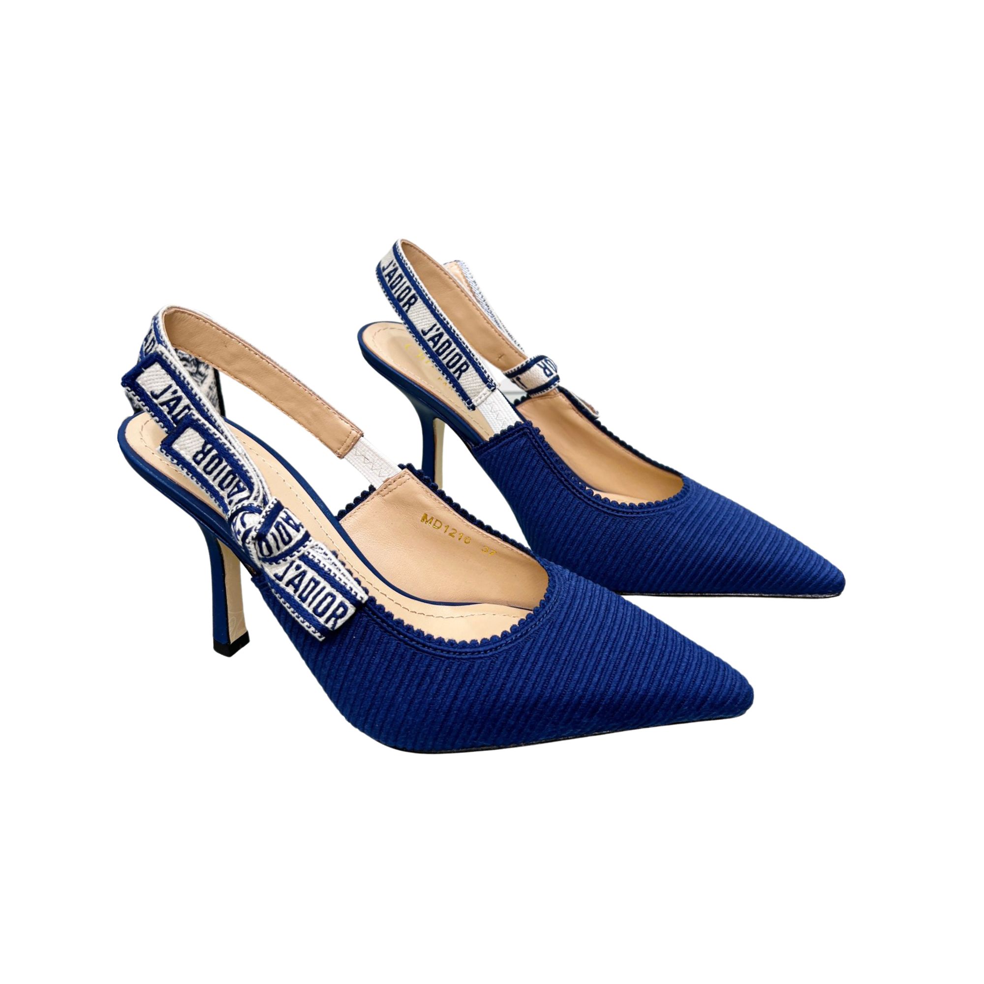DIOR J'ADIOR SLINGBACK PUMP BLUE KDC201TFL