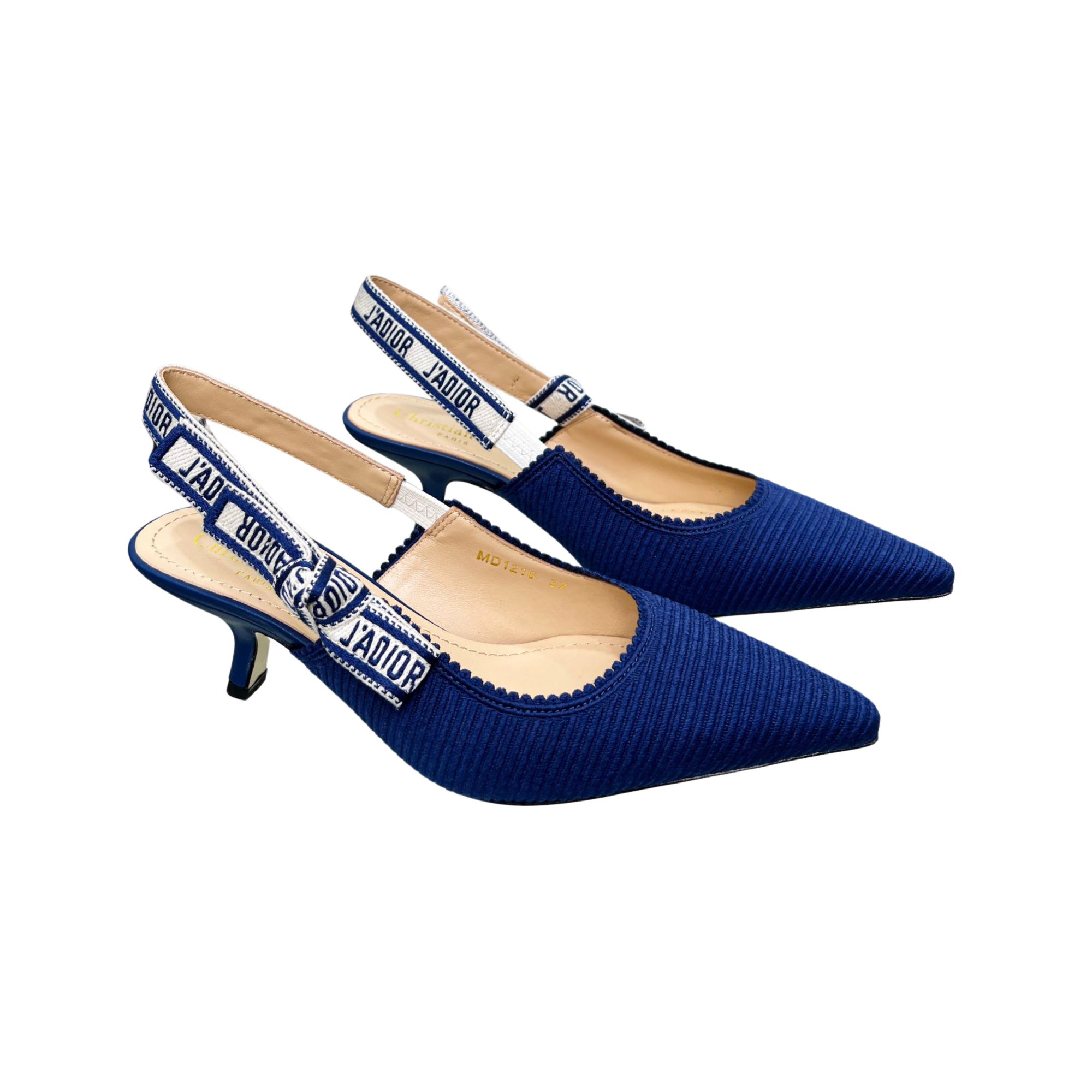 DIOR J'ADIOR SLINGBACK PUMP BLUE KDC201TFL