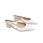 DIOR J'ADIOR SLINGBACK PUMP WHITE KDC201TFL