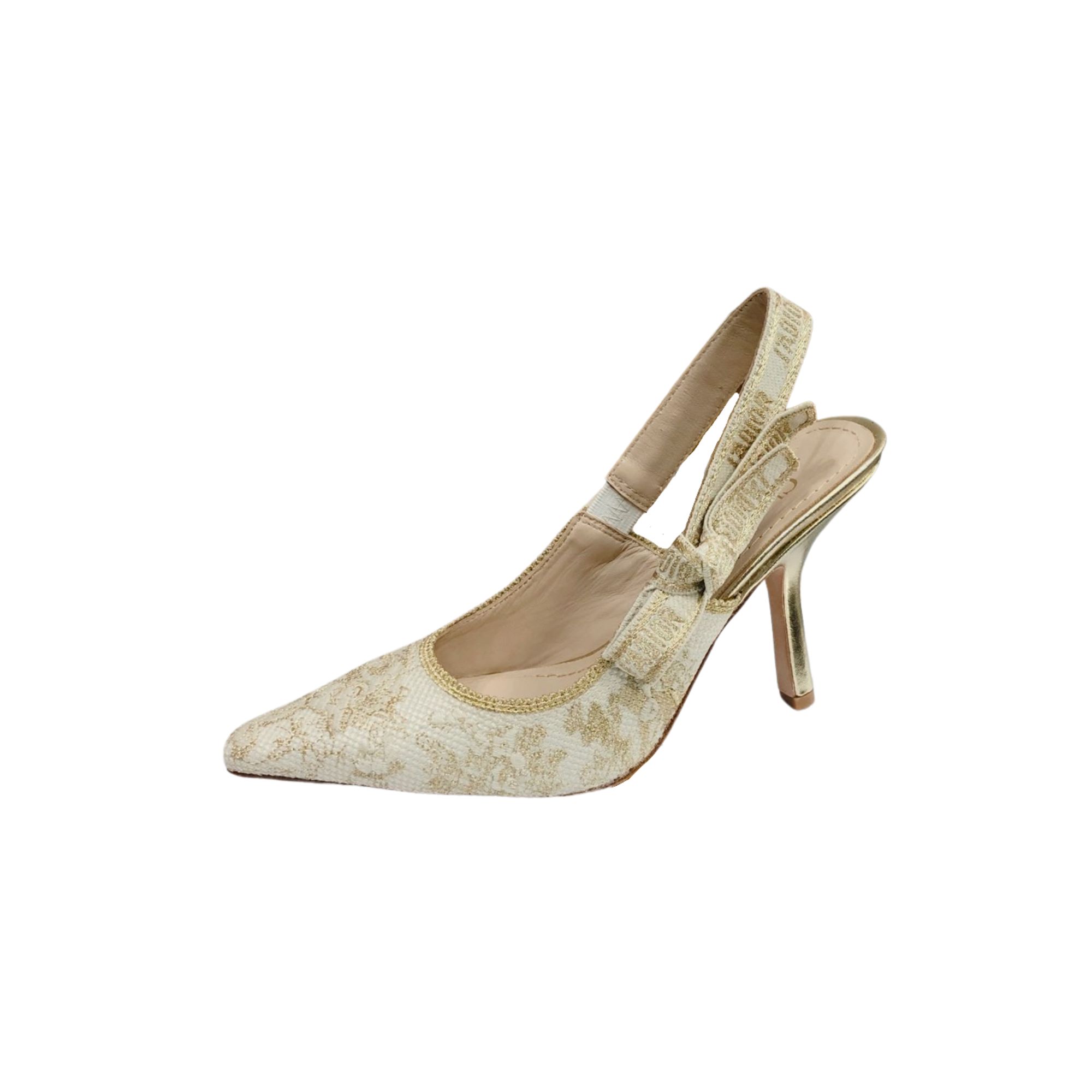 DIOR J'ADIOR SLINGBACK PUMP WHITE KCP762JHL