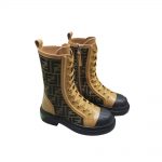 FENDI DOMINO BIKER BOOTIES BEIGE 8T8353AJZFF1ICN