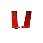 GIVENCHY SHARK LOCK BOOTS RED BE702NE1NG