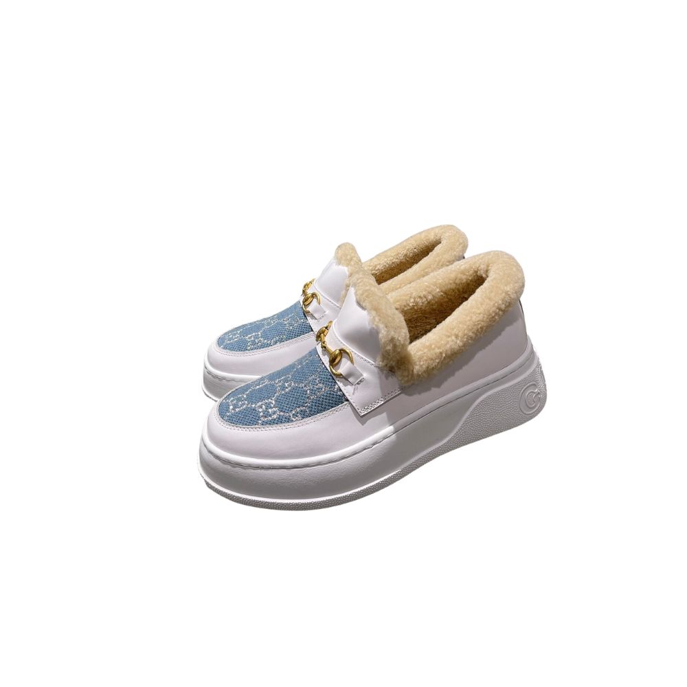 GUCCI HORSEBIT ANKLE BOOT WHITE 550036