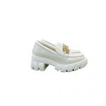 GUCCI LUG SOLE INTERLOCKING G LOAFER WHITE ‎700271