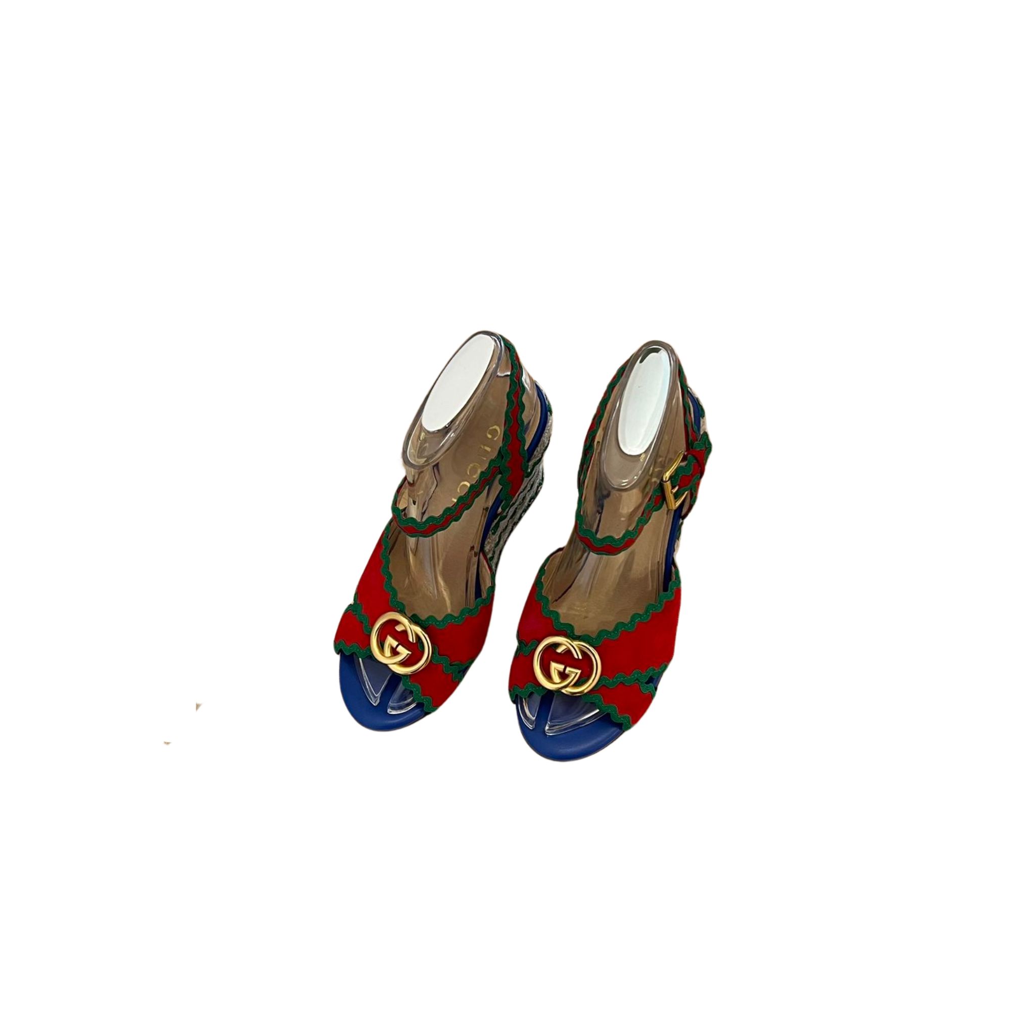 GUCCI GG BUCKLE SANDALS MULTICOLOUR 183408