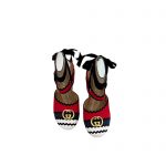 GUCCI WOMEN'S ESPADRILLE WITH RIBBON TIE MULTICOLOUR ‎725834
