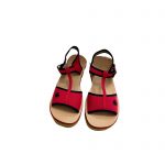 GUCCI WOMEN'S PLATFORM SANDALS RED 678040