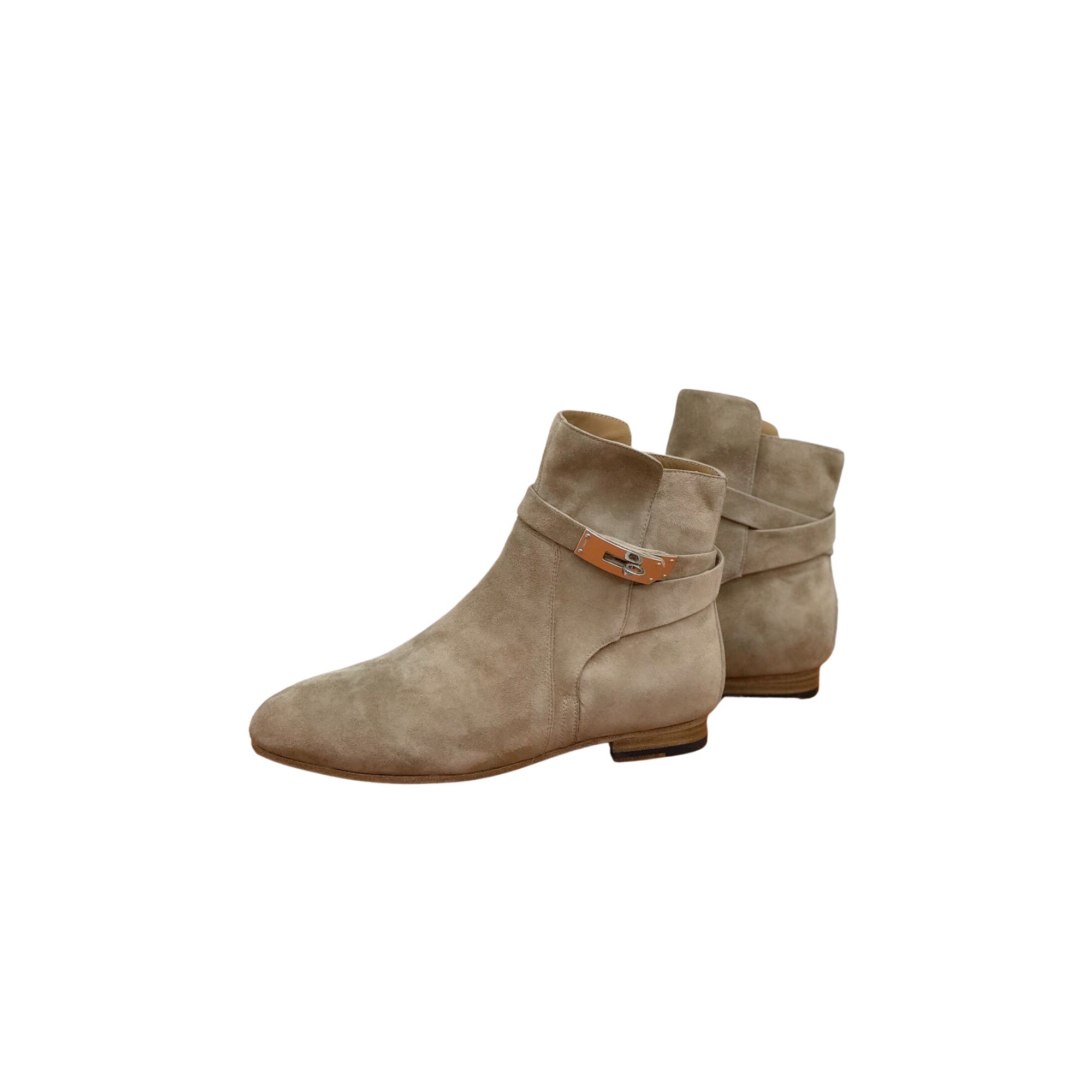 HERMES NEO ANKLE BOOT FAWN H202255Z